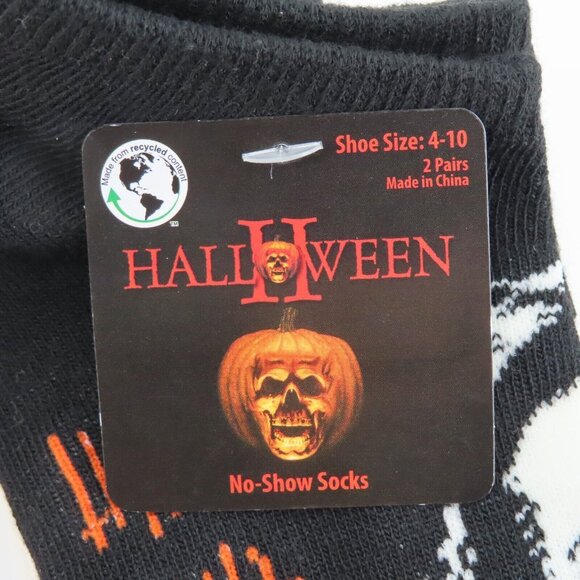 Halloween II Michael Myers Womens 4-10 No Show Socks Kill Count Horror Movie NEW - Picture 8 of 10